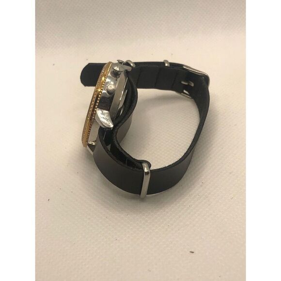 Fossil Q FTW5011 Women's Black Leather Analog White Dial Hybrid Smartwatch HK156 - Picture 8 of 9